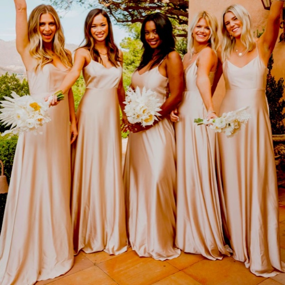 NWT Show Me Your Mumu Champagne Faith Maxi Dress